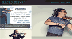 Desktop Screenshot of aaronmeyer.com
